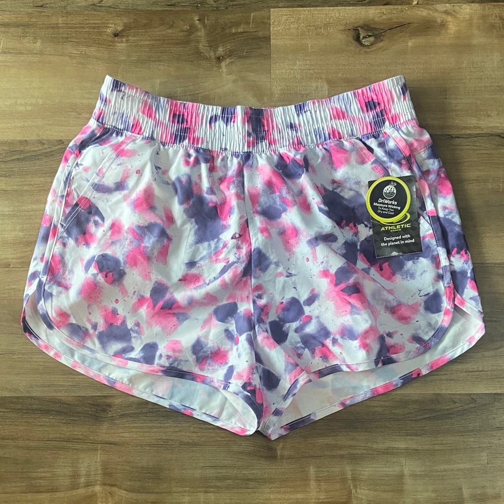 Athletic Works  Pink and Purple Athletic Shorts